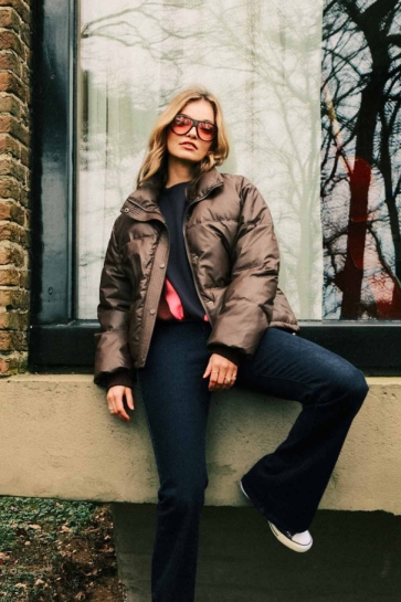 Fluresk Jas ALICIA COAT 25WZF20 341 RUM RAISAN