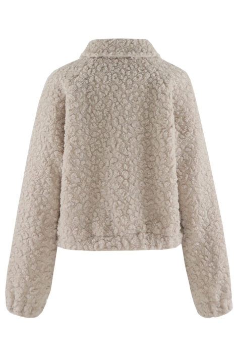 C&S The Label beige dames jas | Achteraanzicht