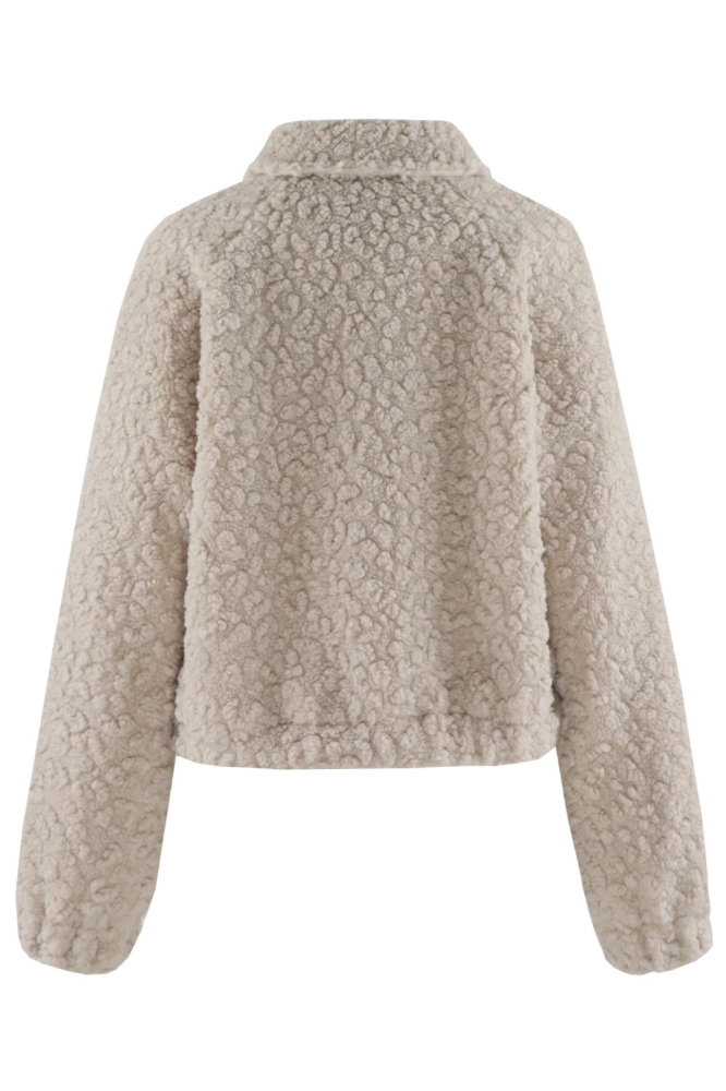 C&S The Label beige dames jas | Achteraanzicht