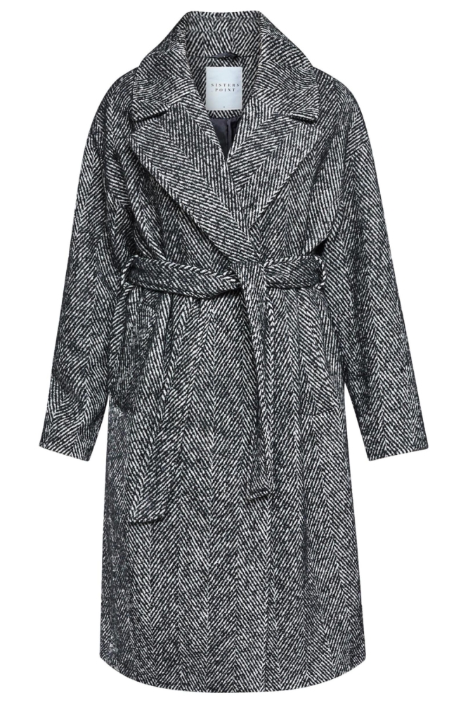 SisterS point zwarte dames jas | Vooraanzicht