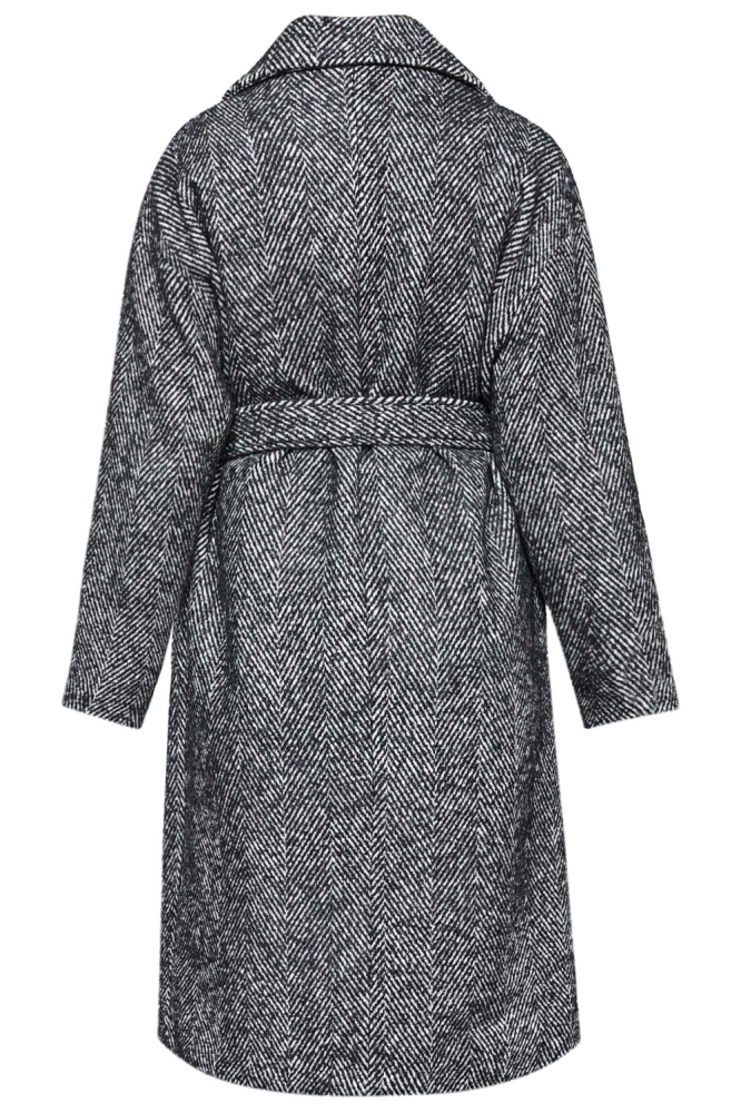 SisterS point zwarte dames jas | Achteraanzicht