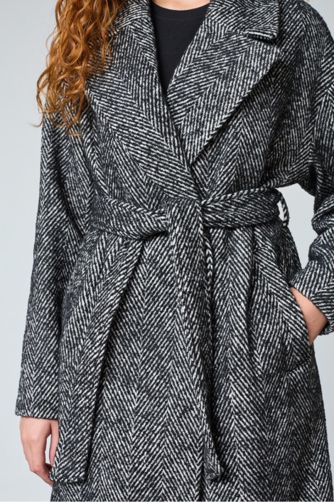 SisterS point zwarte dames jas | Close up