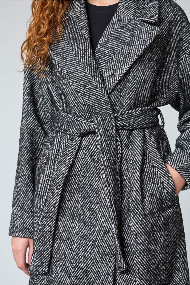 SisterS point zwarte dames jas | Close up