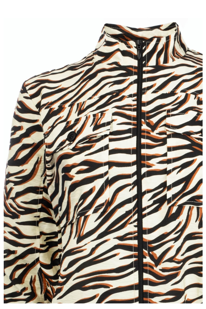 NED bruine dames jas | Close up