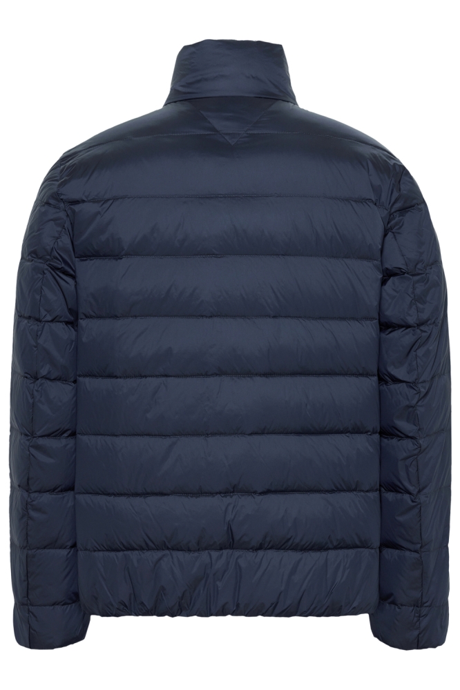 Tommy Jeans blauwe heren jas | Achteraanzicht