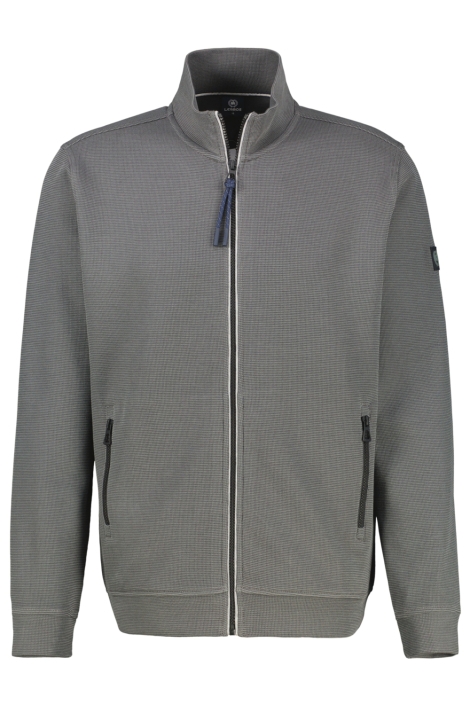 Lerros grijze heren vest | Vooraanzicht