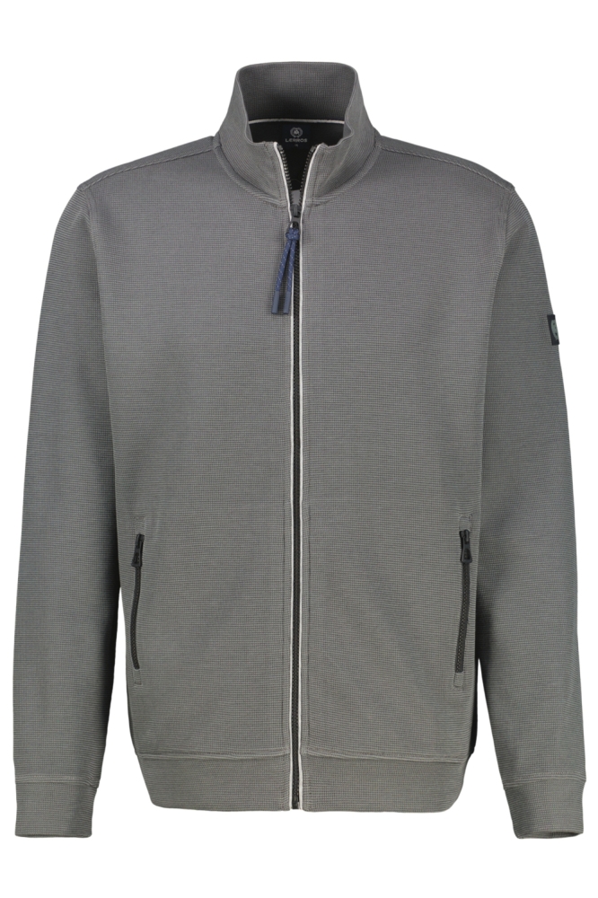 Lerros grijze heren vest | Vooraanzicht