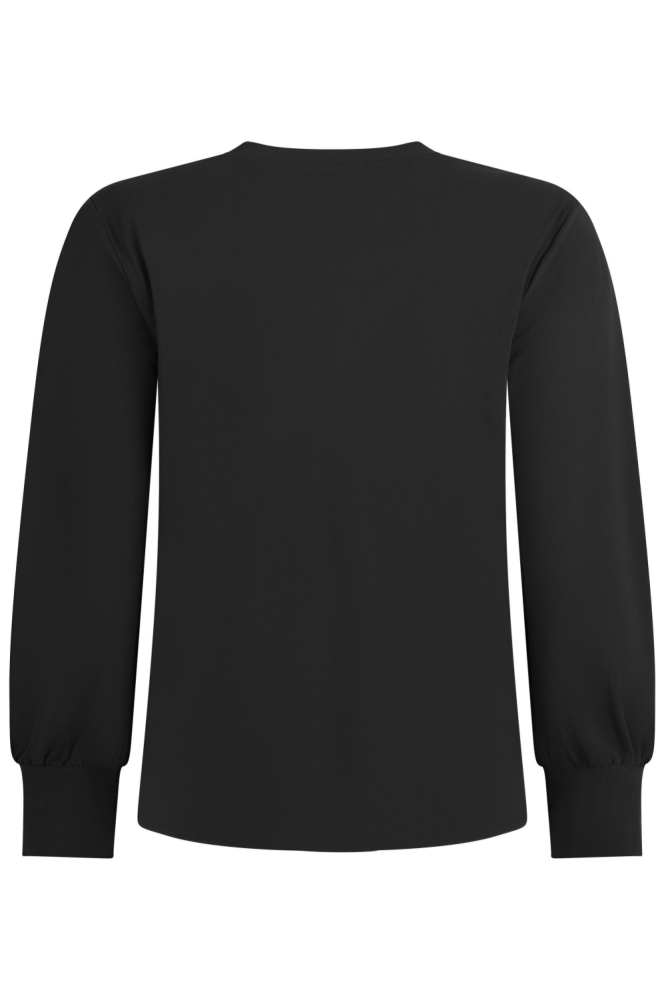 Zoso zwarte dames t-shirt | Achteraanzicht