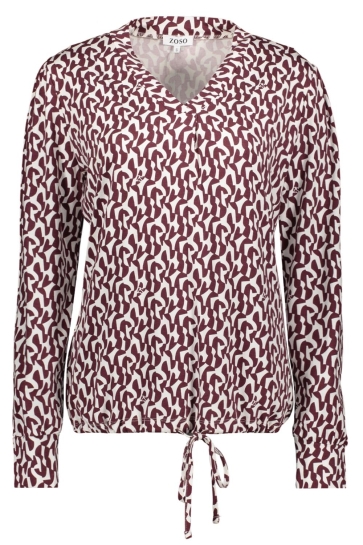 Zoso CINDY 255 OFFWHITE-BORDEAUX