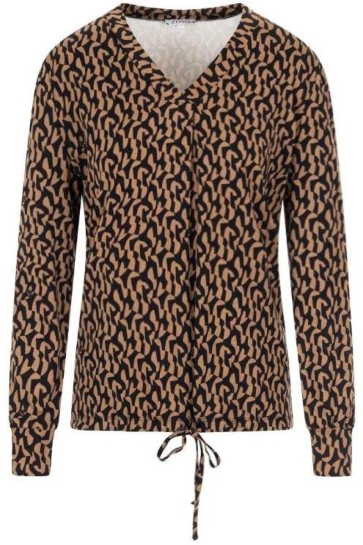 Zoso T-shirt CINDY 255 CAMEL/BLACK