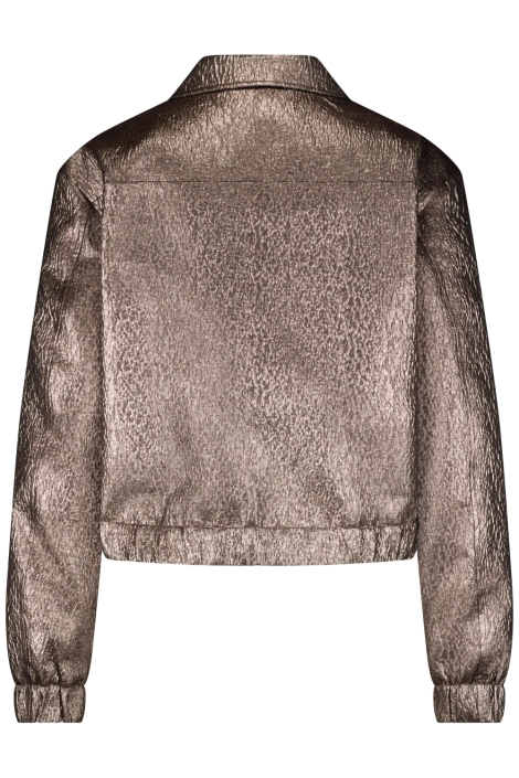 Red Button koperen dames jas | Achteraanzicht