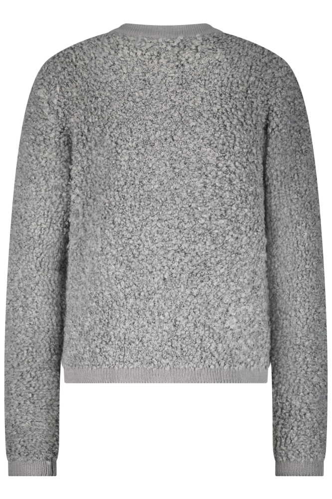 Red Button grijze dames vest | Achteraanzicht