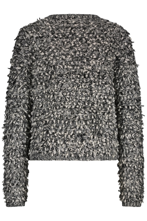 Red Button zwarte dames vest | Achteraanzicht