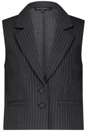 Red Button WAISTCOAT PUNTA PINSTRIPE SRB4625 GREY MELANGE