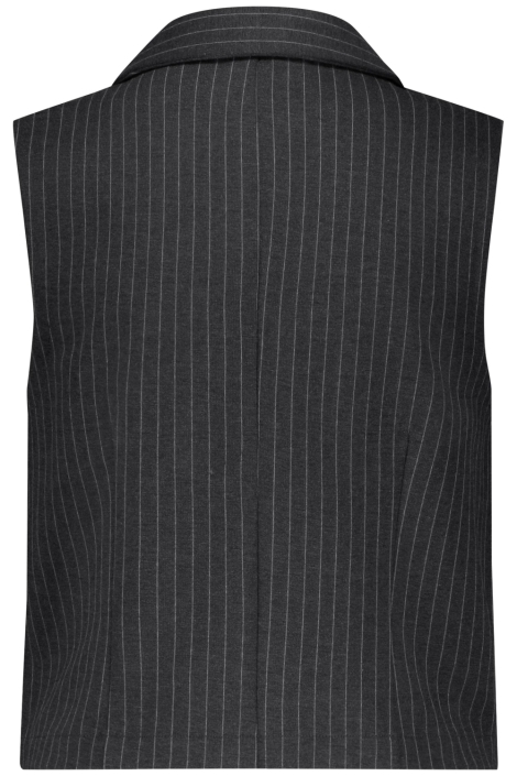 Red Button grijze dames gilet | Achteraanzicht