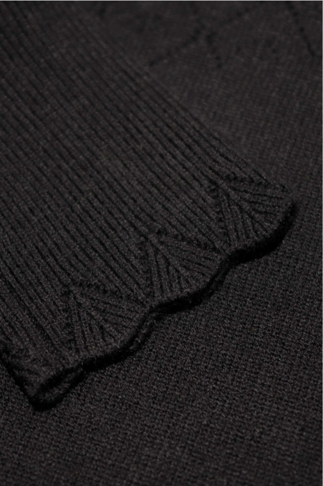 Lofty Manner zwarte dames trui | Kleurstaal