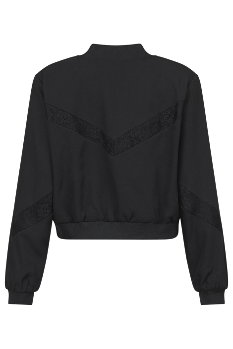 SisterS point zwarte dames jas | Achteraanzicht