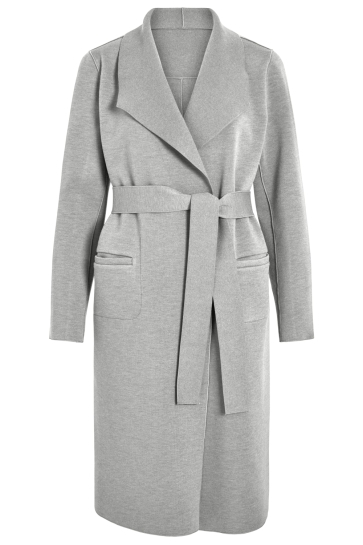 Vila Jas VIJUICE COAT - NOOS 14060740 LIGHT GREY NELANGE