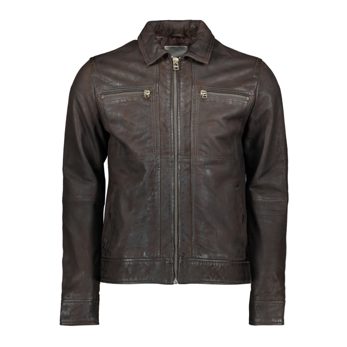 gc midtown jacket 102052014 goosecraft leren jas espresso gc midtown jacket 102052014 goosecraft leren jas espresso