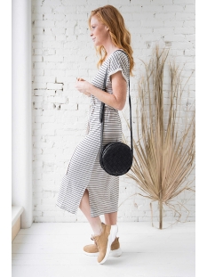 BASIC T-SHIRTJURK ZWART/ZAND