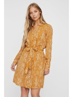 VMVIBE LS SHORT SHIRT DRESS WVN GA 10234487 Buckthorn