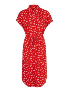 PCNYA SS SHIRT DRESS PB 17102733 Goji Berry