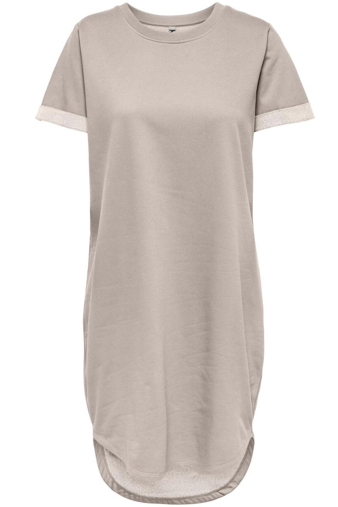 Jacqueline de Yong beige dames jurk | Vooraanzicht
