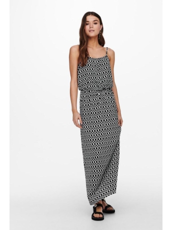 Only Jurk ONLWINNER SL MAXIDRESS NOOS WVN 15177381 BLACK/GRAPHIC CI