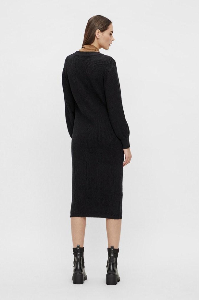 Object zwarte dames jurk