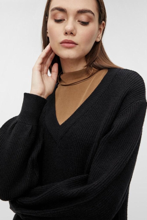 Object zwarte dames jurk