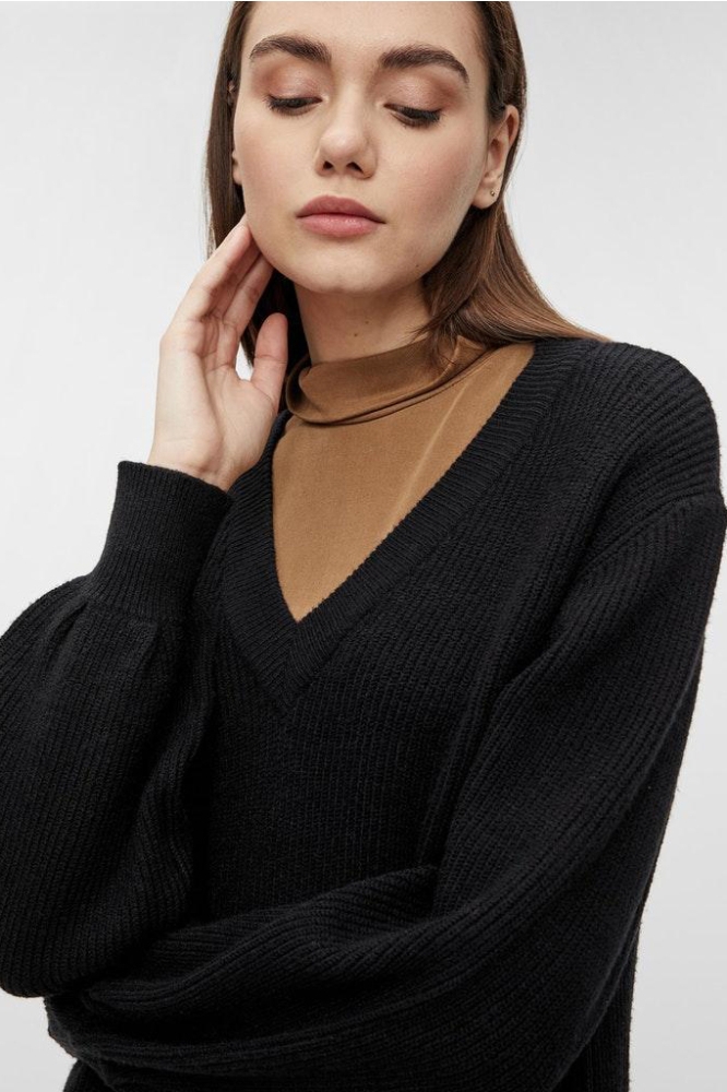 Object zwarte dames jurk