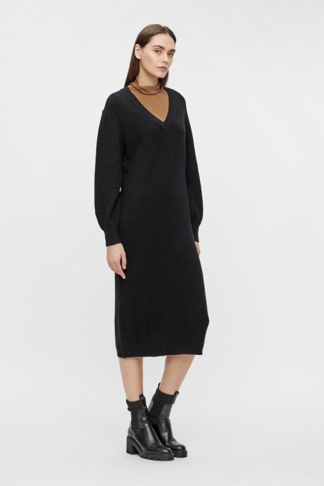 Object zwarte dames jurk