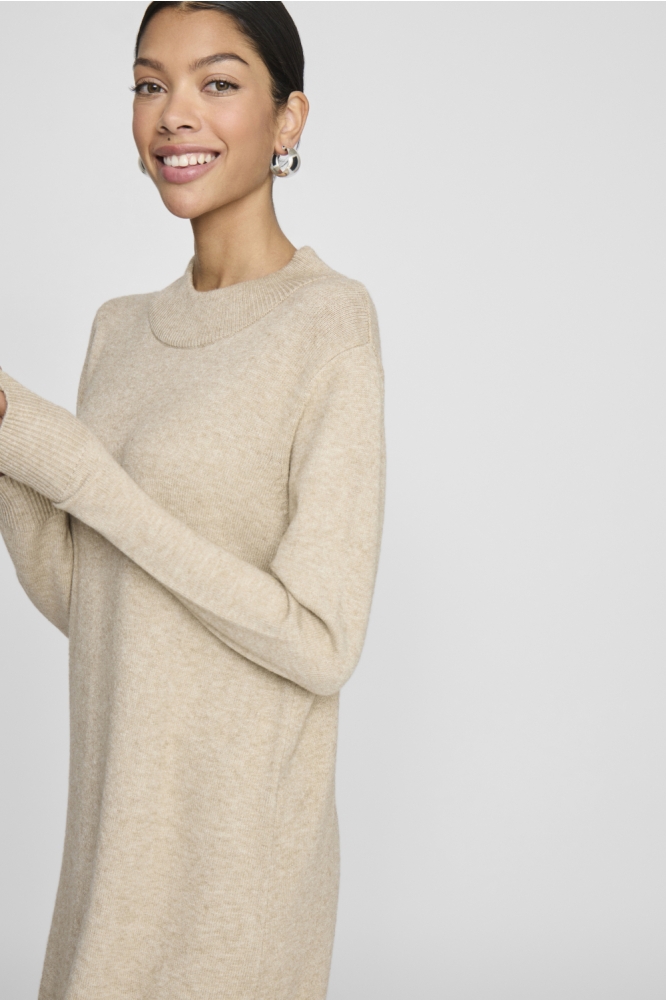Vila ecru dames jurk | Model