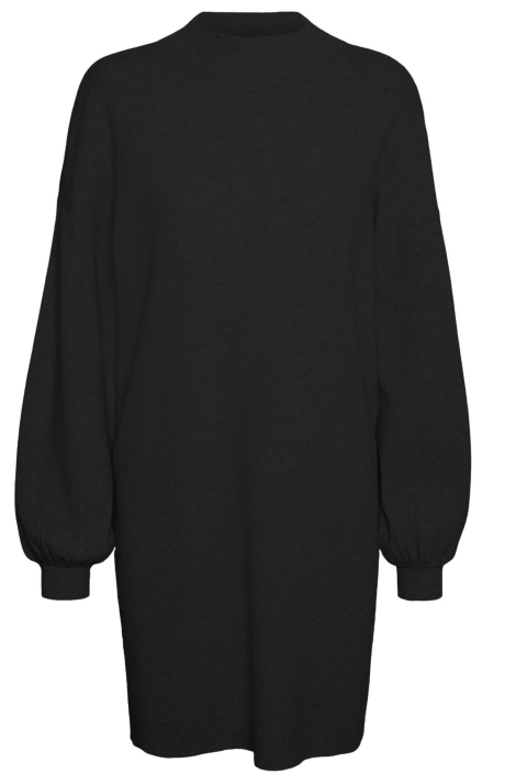 Vero Moda zwarte dames jurk | Vooraanzicht
