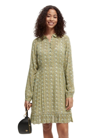 Scotch & Soda Jurk JURK MET RAGLANMOUWEN EN PRINT 167972 0218