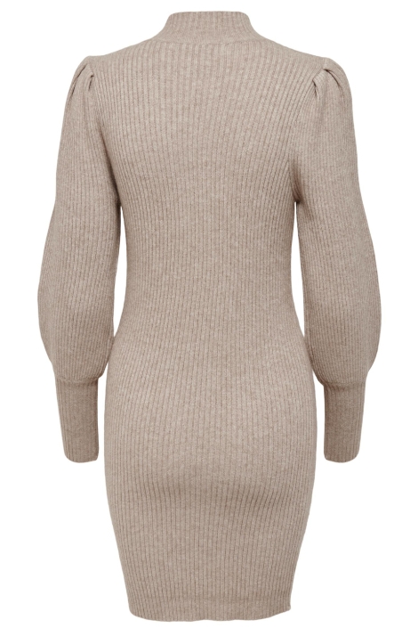 Only beige dames jurk | Achteraanzicht