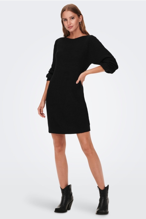 Jacqueline de Yong zwarte dames jurk | Model
