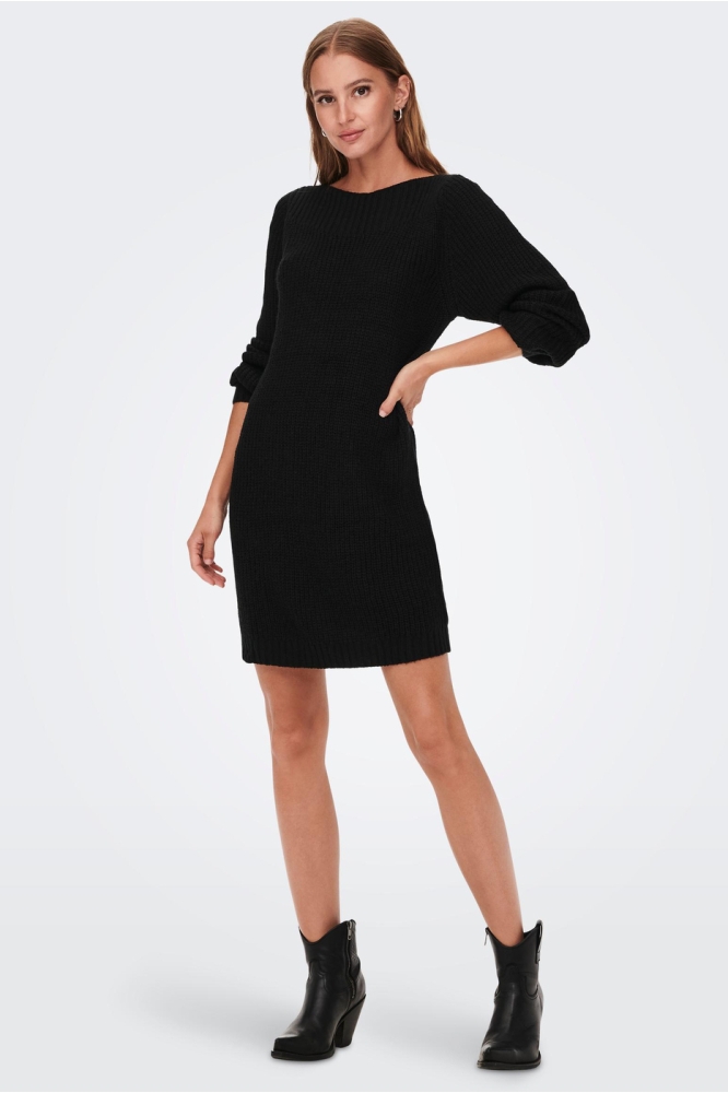 Jacqueline de Yong zwarte dames jurk | Model