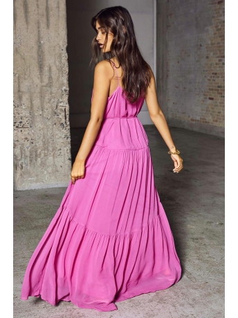 Only Jurk ONLMERLE STRAP MAXI DRESS WVN 15255183 SUPER PINK