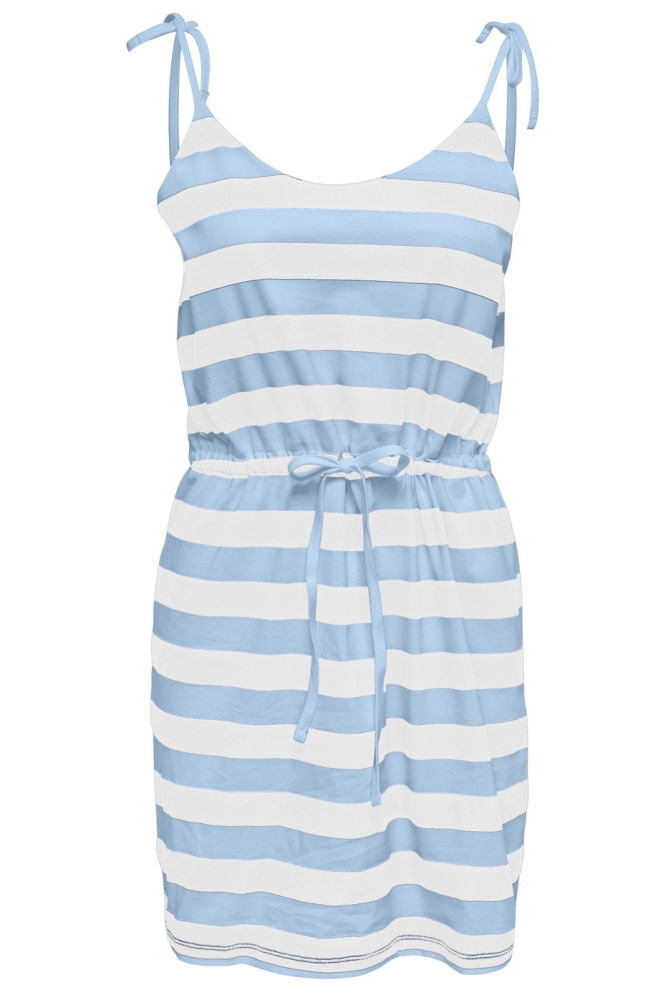 ONLMAY S/L STRIPE SINGLET DRESS JRS 15257514 Cashmere Blue/Cloud Dancer