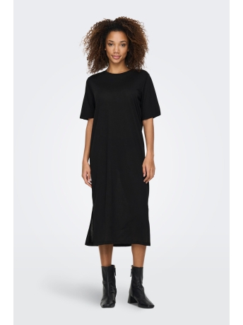 Jacqueline de Yong Jurk JDYDALILA 2/4 LONG T-SHIRT DRESS JR 15282037 BLACK