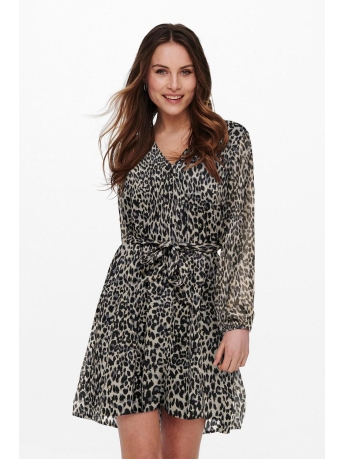 Only Jurk ONLCERA 3/4 SHORT DRESS WVN NOOS 15236376 PUMICE STONE
