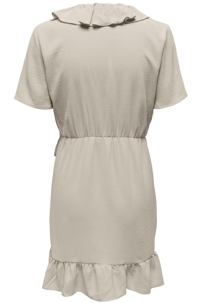 JDYLION S/S WRAP DRESS WVN 15287238 Chateau Gray