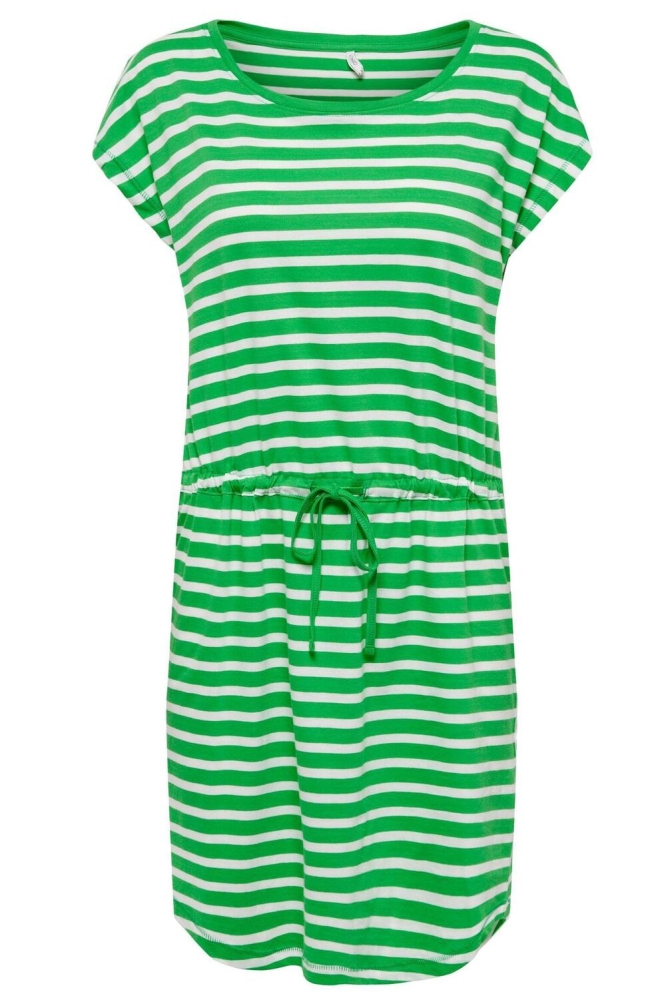 ONLMAY S/S DRESS NOOS 15153021 Kelly Green/CLOUD DANCER