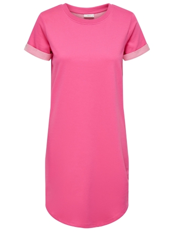 Jacqueline de Yong Jurk JDYIVY S/S DRESS JRS NOOS 15174793 Shocking Pink