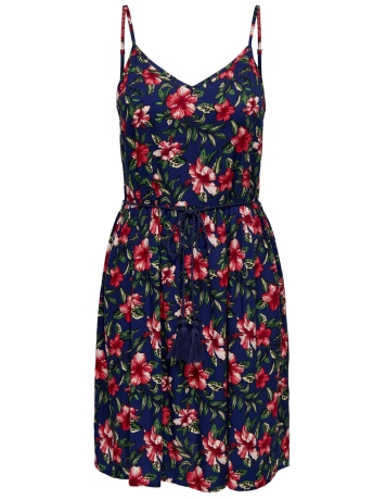 Jacqueline de Yong Jurk JDYSYLVIE LIFE S/L SHORT DRESS WVN 15299995 Bue Depths/ROSE TROPI