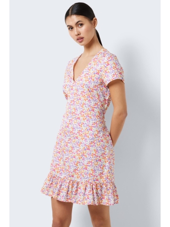 Noisy may Jurk NMSABINA S/S SHORT DRESS 27025171 Sugar Swizzle/DITSY FLOW