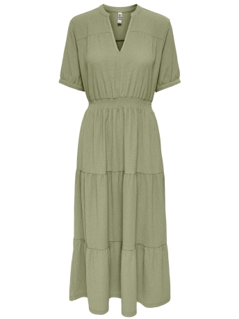 Jacqueline de Yong Jurk JDYLOTUS S/S LONG DRESS JRS 15255971 Seagrass