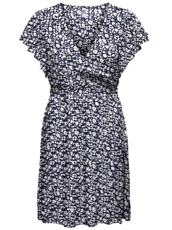 Jacqueline de Yong Jurk JDYSTAR MACY LIFE S/S DRESS WVN 15294428 SKY CAPTAIN