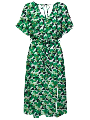 Jacqueline de Yong Jurk JDYSTARR LIFE MIDI S/S STRING DRESS 15290658 SKY CAPTAIN/JELLYBEAN